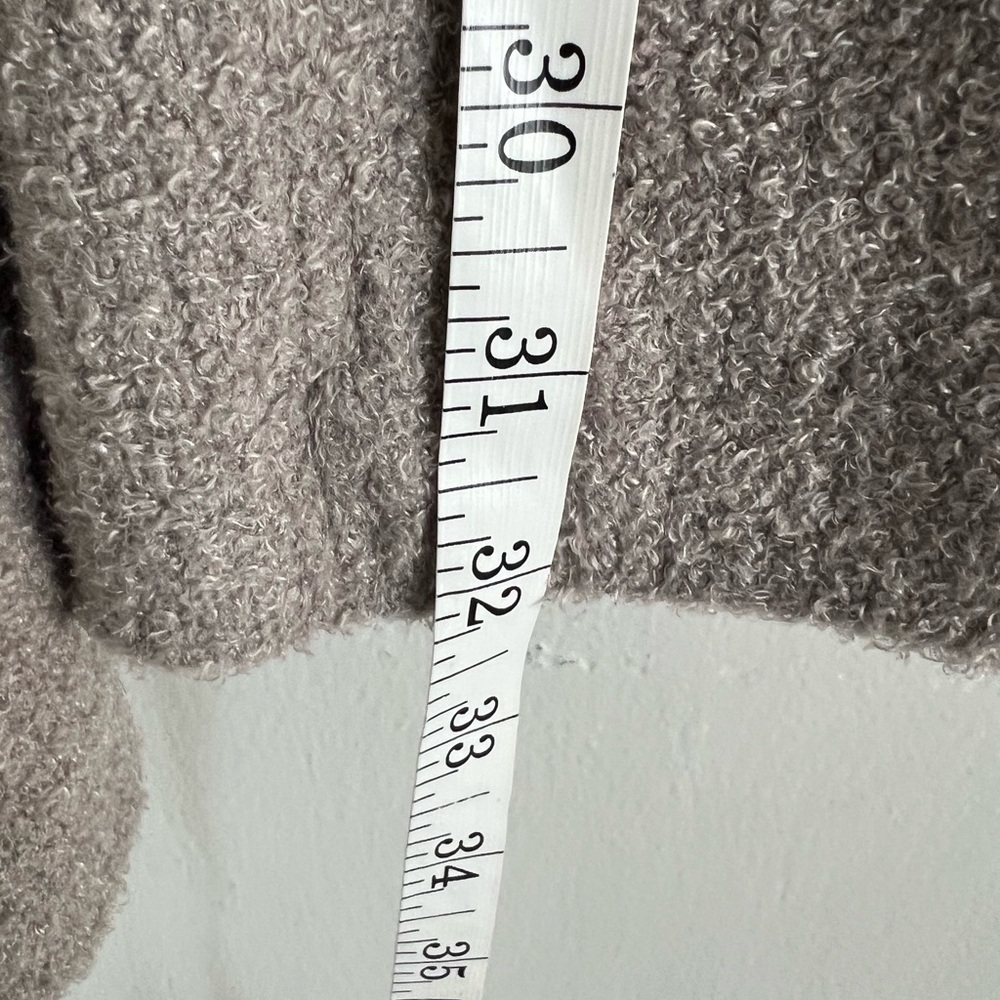 Barefoot Dreams Cozychic Lite Ribbed Island Wrap Cardigan in Pewter Sz 2XP NWT - Picture 7 of 11